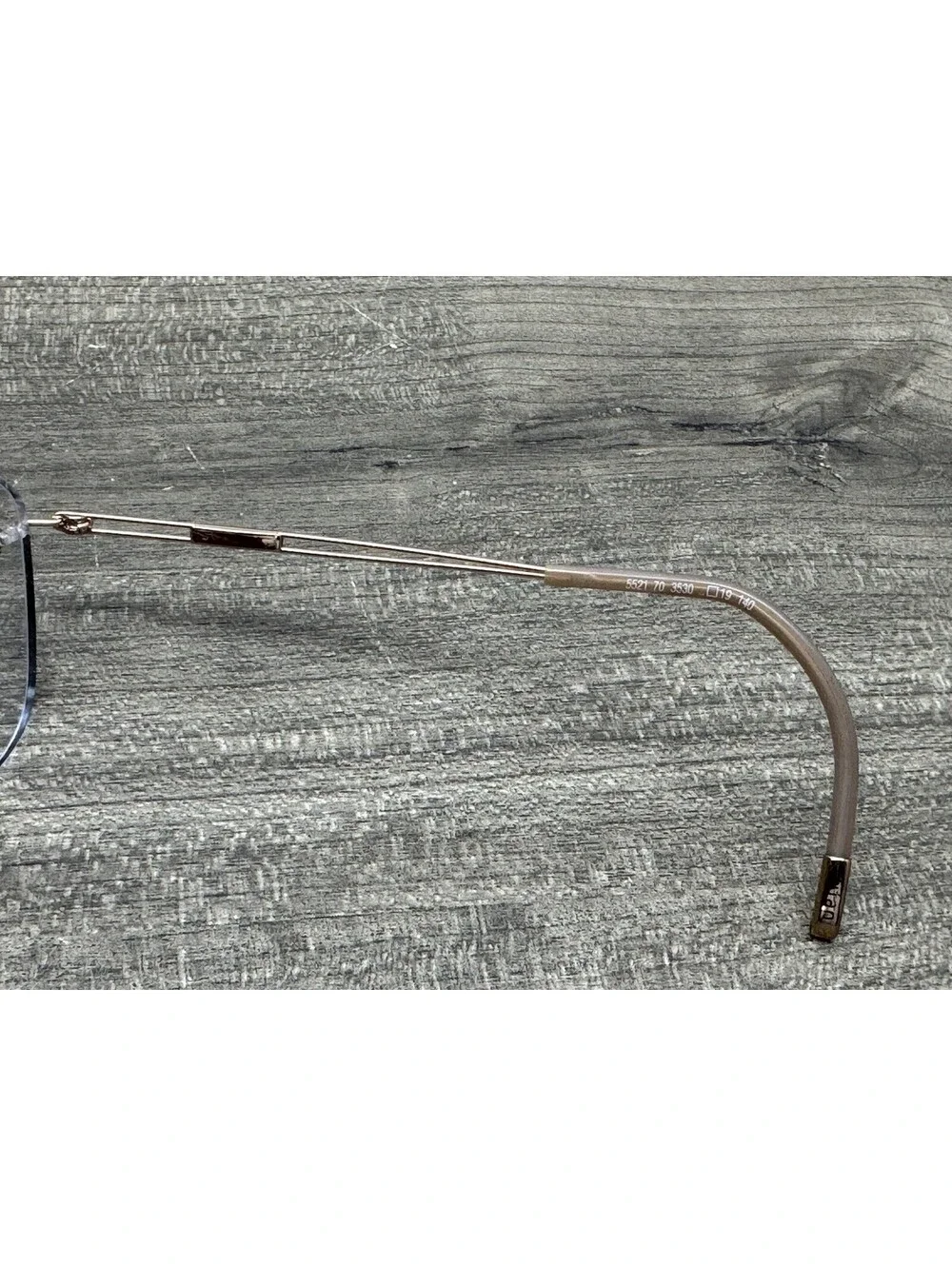Silhouette Eyeglasses 5521 70 3530 Titan Rose Gold Rimless Austria 53[]19 140